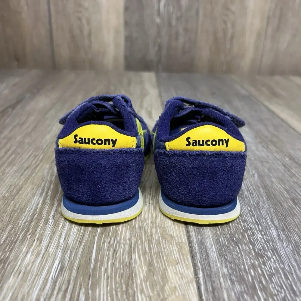 Saucony Jazz Low Pro SL264801 Blue Yellow Youth Infant US Size 5.5 Sneaker Shoes